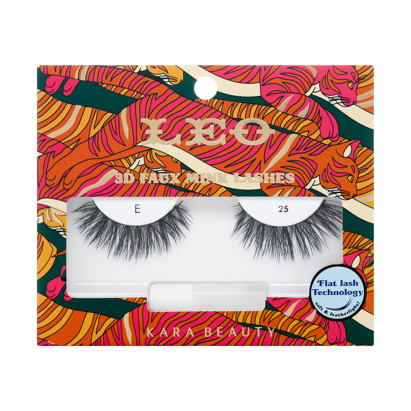 ZODIAC 3D Faux Mink Flat/Cashmere False Eyelashes