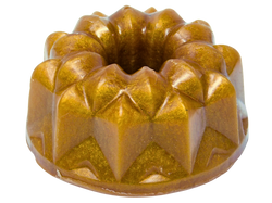 gold bundt cake shaped soap