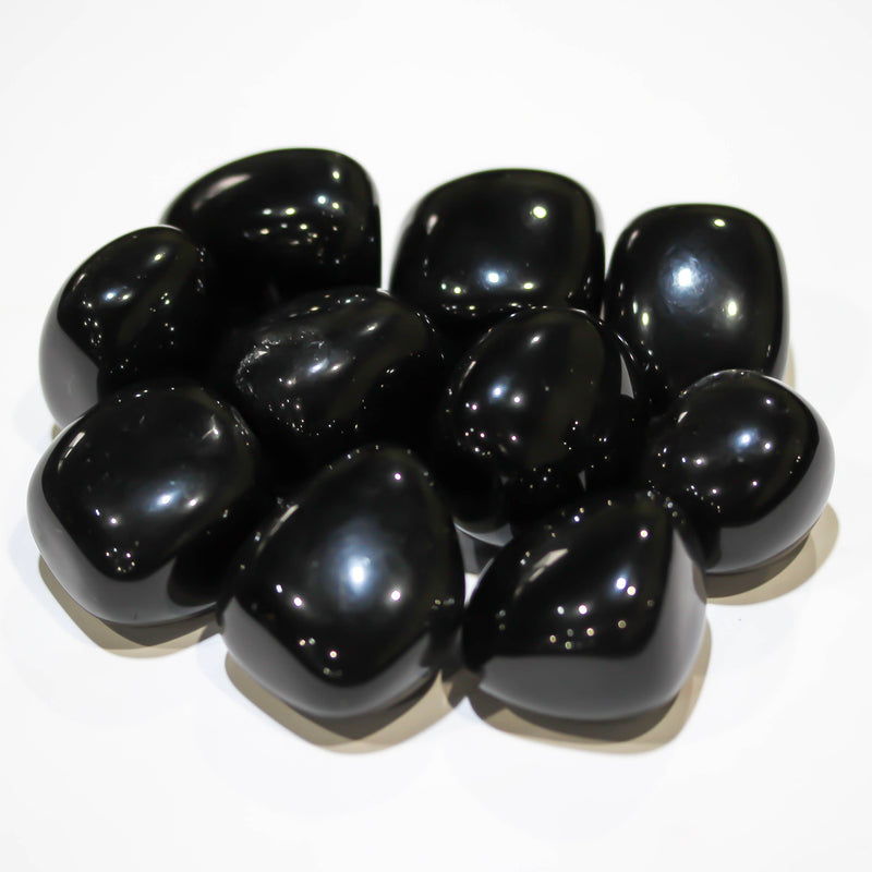 Black Obsidian Tumbled