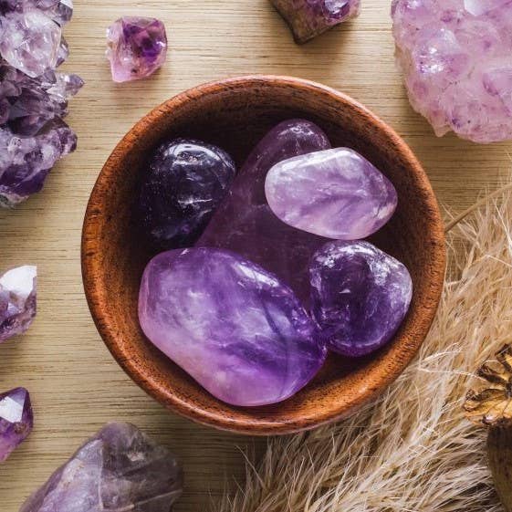 Amethyst Vibrating Facial Massager