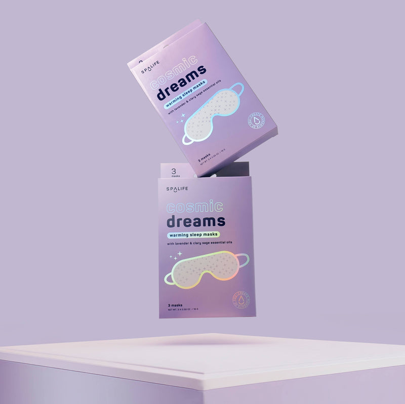 Cosmic Dreams Warming Sleep Masks, Spa Eye Masks