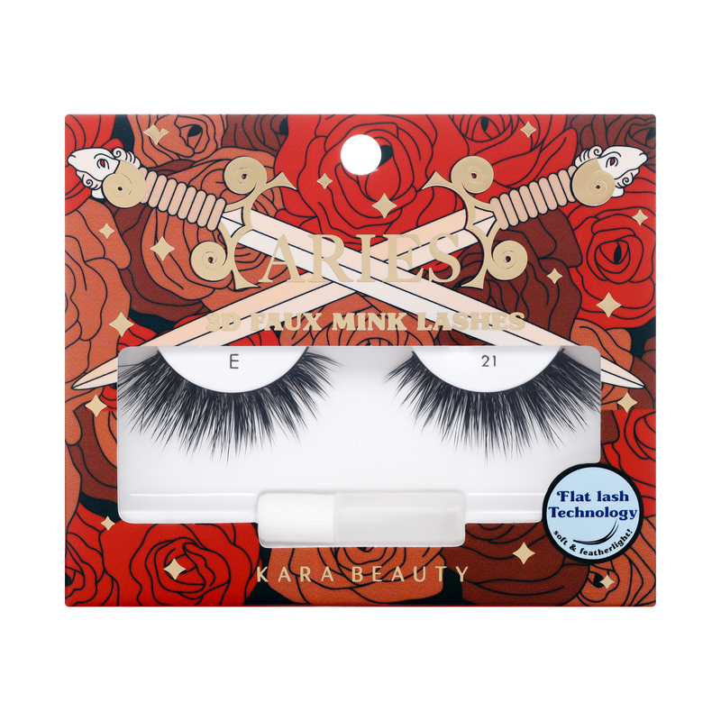 ZODIAC 3D Faux Mink Flat/Cashmere False Eyelashes