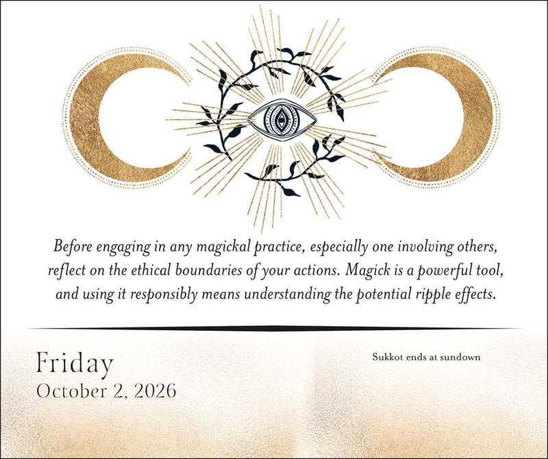 Year of the Witch 2026 Day-to-Day Calendar by Temperance  Alden