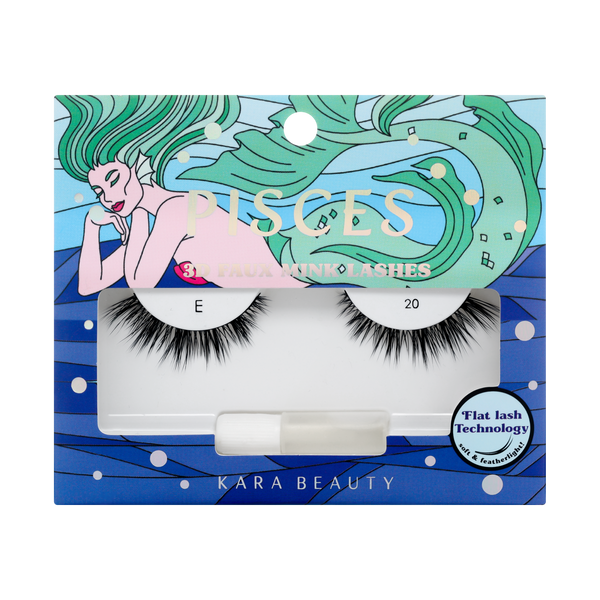 ZODIAC 3D Faux Mink Flat/Cashmere False Eyelashes