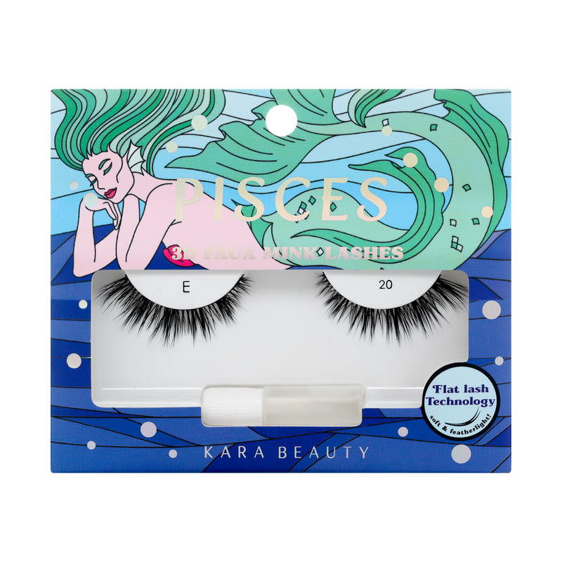 ZODIAC 3D Faux Mink Flat/Cashmere False Eyelashes
