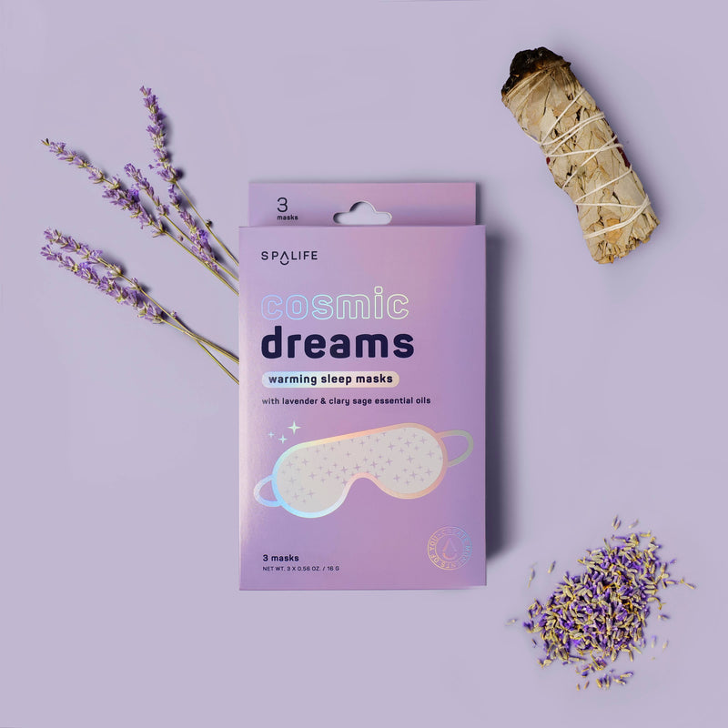 Cosmic Dreams Warming Sleep Masks, Spa Eye Masks