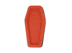 red coffin bath bomb