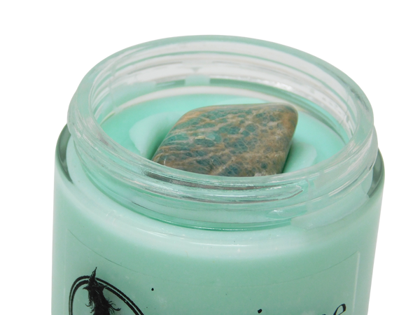 amazonite on top of neptune body butter
